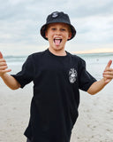 The Mad Hueys Rope Skull Anchor Youth Tee