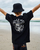 The Mad Hueys Rope Skull Anchor Youth Tee