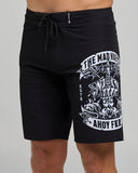 The Mad Hueys Ahoy Fkrs Storm 20" Boardshort