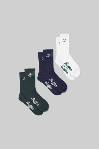 Huffer HRF Rib Sock 3 Pack Par 97