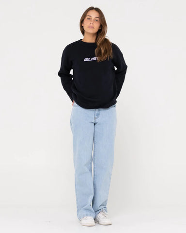 Rusty Rider Relaxed Crew Neck Knit