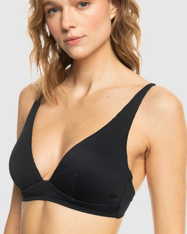 Roxy Rib Love the Roller Bikini Top