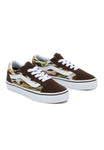 Old skool camo painted vans