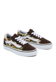 Old skool camo painted vans