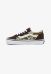 Old skool camo painted vans