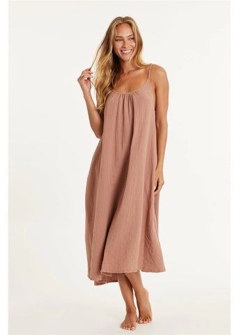 Amuse Society Woven MIDI Dress
