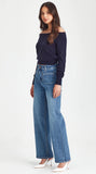 Junkfood Libby Wide Leg Denim Jean