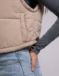 Jorge Ella Cropped Puffer Vest