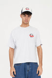 Huffer Block Crop Tee/Air Huffer