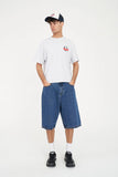 Huffer Block Crop Tee/Air Huffer