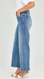 Junkfood Mid Rise Short Stuff Denim Blue