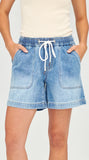 Junkfood Millie Blue Shorts