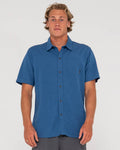 Rusty Overtone Short Sleeve Linen Shirt
