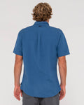 Rusty Overtone Short Sleeve Linen Shirt