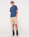 Rusty Overtone Elastic Shorts Boys