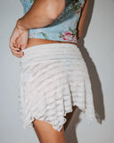Rusty Athens Low Rise Lace Mini Skirt