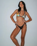 Rusty La Cabana Contrast Tri Bikini Top