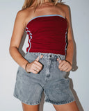 Rusty Cyprus High Denim Short