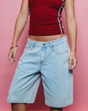 Rusty Bethany Baggy Low Rise Denim Jort