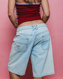 Rusty Bethany Baggy Low Rise Denim Jort