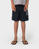 Rusty Scram Fixed Waist Boardshort Boys