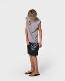 Rusty Scram Fixed Waist Boardshort Boys
