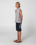 Rusty Scram Fixed Waist Boardshort Boys