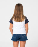 Rusty Girls Tuff Raglan Baby Tee