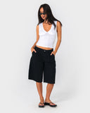 Rusty Larry Low Rise Relaxed Jort