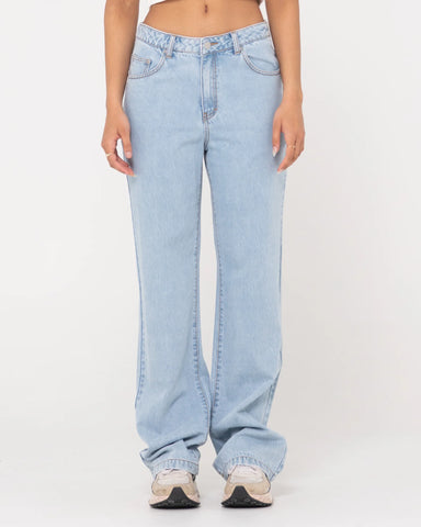 Rusty Mid Rise Straight Jean