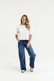 Homelee Palazzo Jeans-Blue Wash