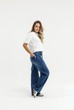 Homelee Palazzo Jeans-Blue Wash