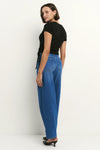 Re:Union Berlin Signature Blue Mid Barrel Leg Jean