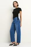 Re:Union Berlin Signature Blue Mid Barrel Leg Jean