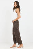 Stories be Told Idolise Mocha Stretch Soft Barrel Jean