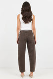 Stories be Told Idolise Mocha Stretch Soft Barrel Jean