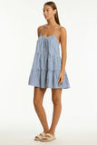 Sea Level Boathouse Tie Back Short Sundress