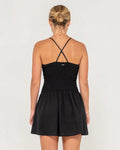 Rusty Mimi Smocked Mini Dress