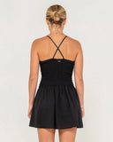 Rusty Mimi Smocked Mini Dress