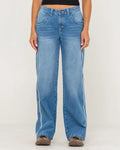 Rusty Flip Mommy Low Rise Wide Leg Denim Jean