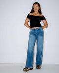 Rusty Flip Mommy Low Rise Wide Leg Denim Jean