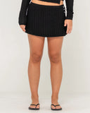 Rusty I Kissed a Pearl Lace Wrap Mini Skirt