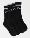 Rusty Comp Mid Calf 4-Sock Pack