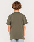 Rusty Slasha Short Sleeve Tee Boys