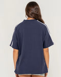 Rusty All Saint Collegiate OG Oversize Tee