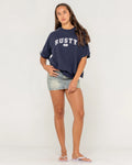 Rusty All Saint Collegiate OG Oversize Tee