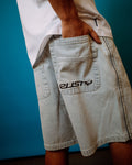 Rusty Flip Daddy 2.0 Jort-Sky Blue Heather