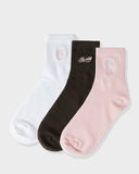 Rusty Fancy Day Crew 3 Sock Pack