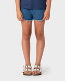 Rusty Penny Kick Flare Denim Shorts Girls