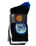 Santa Cruz Youth Bold Shadow Dot Crew Sock